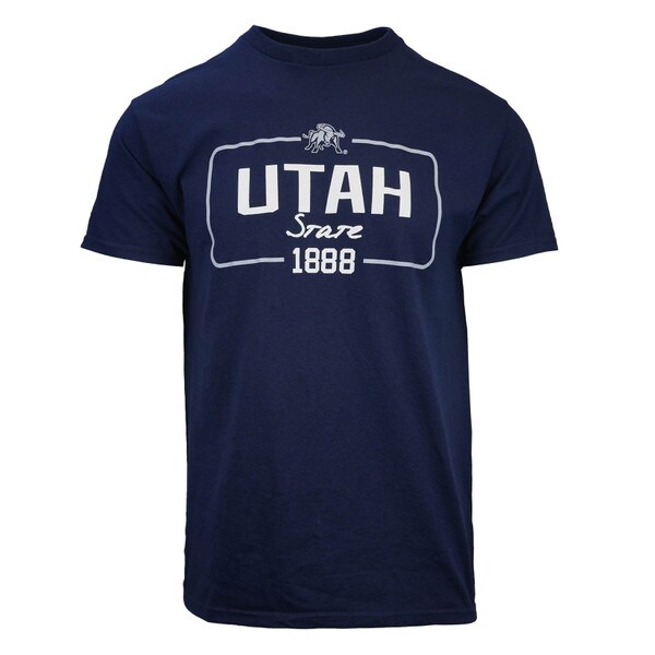 Utah State 1888 T-Shirt in Navy